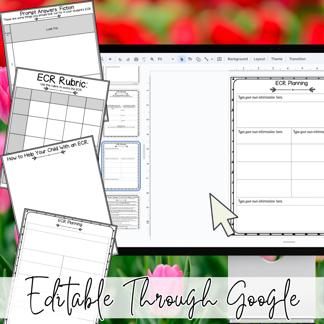 Spring ECR Practice Writing Prompts Passage Extended Constructed Response 3rd Grade 4th Grade 5th Grade