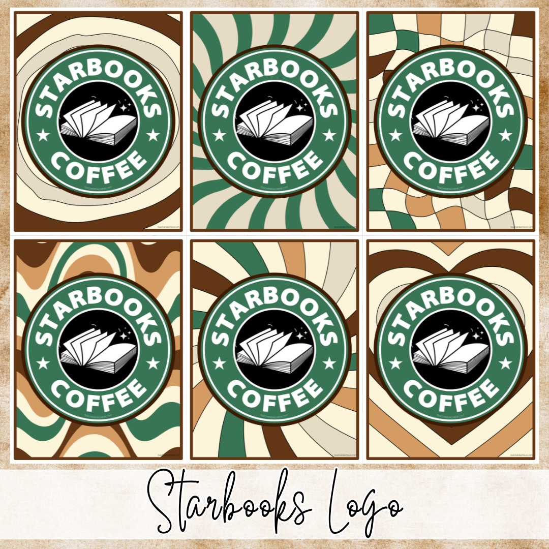 Starbooks Coffee Classroom Motivational Posters | Encouraging Classroom Decor
