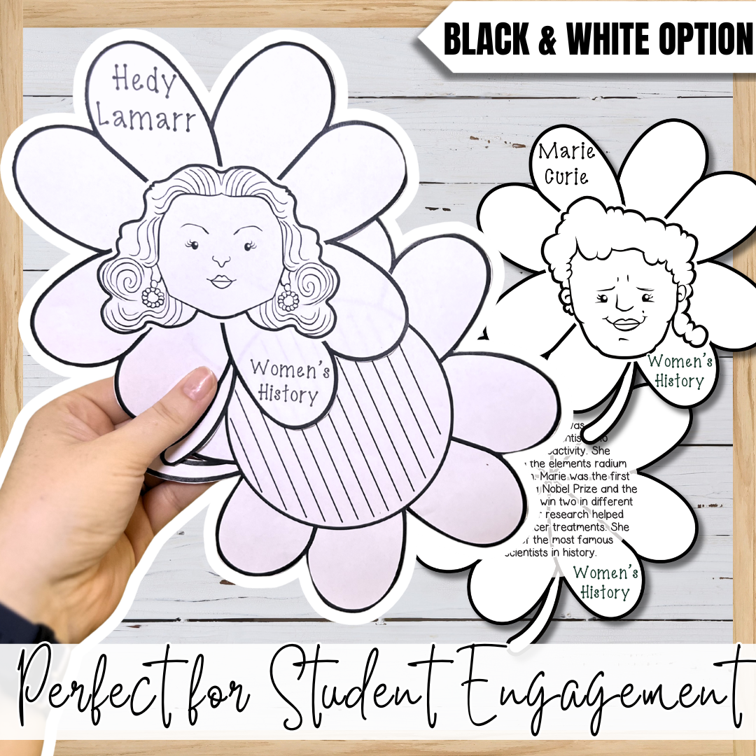 Women’s History Month Bulletin Board, Women in STEM March Door Decor, Lucky Clover Theme