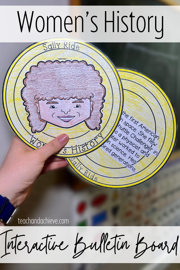 Women’s History Month Bulletin Board Ideas (Women in STEM March Door Decor With FREE Printable)