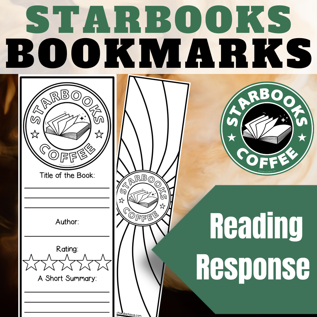 FREE Starbooks Bookmarks & Reading Response Activities | Classroom Transformation
