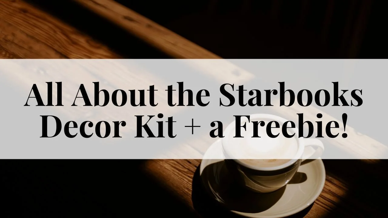 Starbooks classroom decor ideas and book tasting activities for elementary students, featuring editable coffee shop themed classroom decorations and literacy resources.