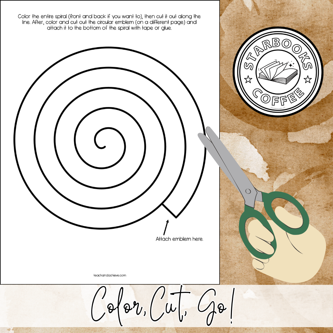 Starbooks Classroom Transformation | Starbucks-Themed Classroom Decor & Hanging Streamers