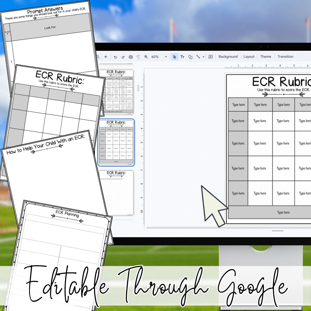 February Super Football ECR Practice Writing Prompt Passage, Editable Nonfiction Extended Constructed Response 3rd 4th 5th Grade
