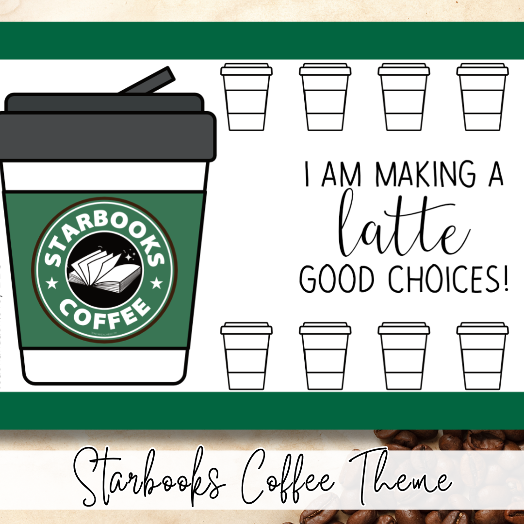 FREE Starbooks Coffee Classroom Reward Punch Cards | Coffee Theme Classroom Decor
