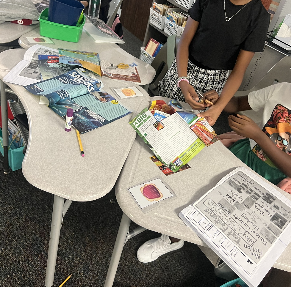 Interactive text feature review activity for 3rd, 4th, and 5th grade reading students