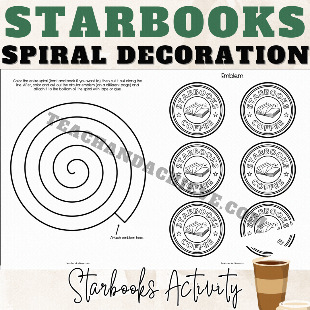 FREE Starbooks Classroom Transformation Kit | Coffee Classroom Decor & Hanging Streamers