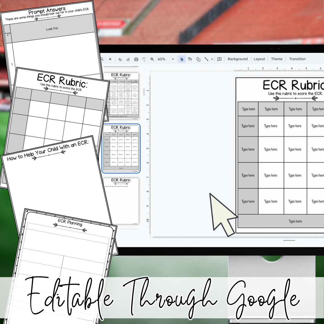 February Super Football ECR Practice Writing Prompt Passage, Editable Fiction Extended Constructed Response 3rd 4th 5th Grade