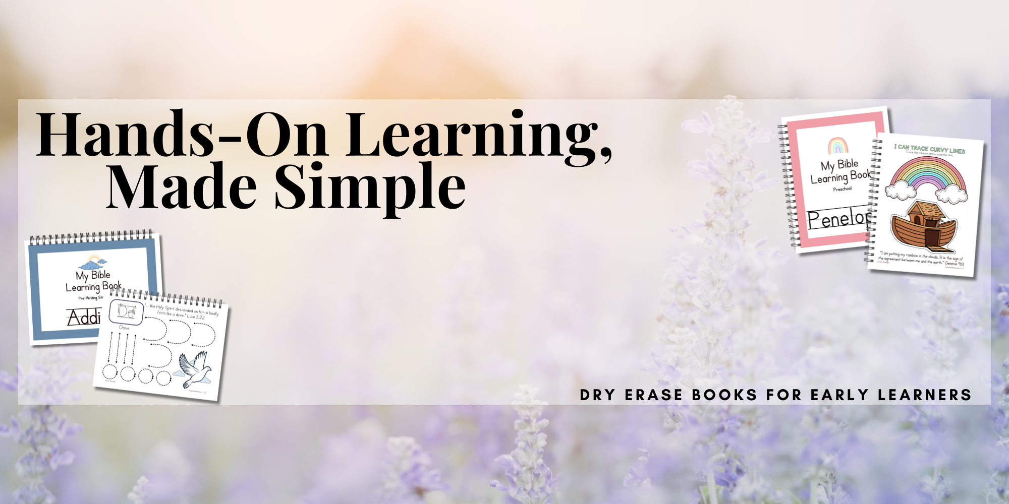 Reusable learning books for preschool and early elementary students, homeschool and classroom learning resources