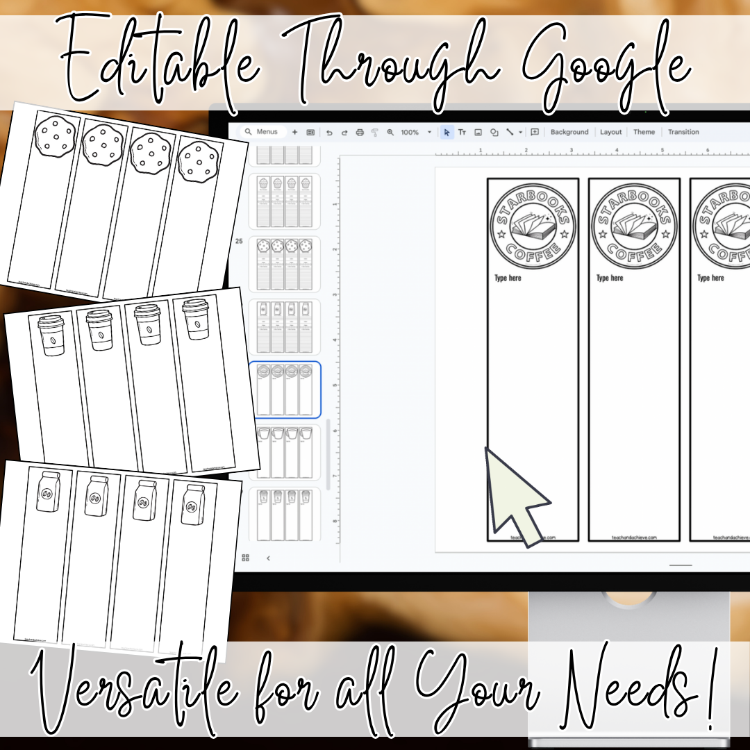 Editable Starbooks Bookmarks & Reading Response Activities | Classroom Transformation