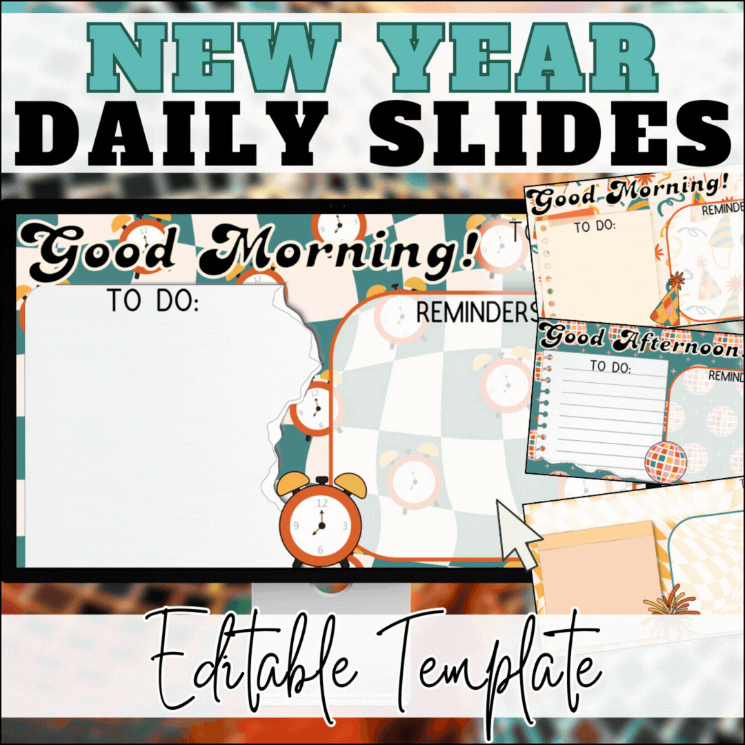 free full year of daily classroom slides