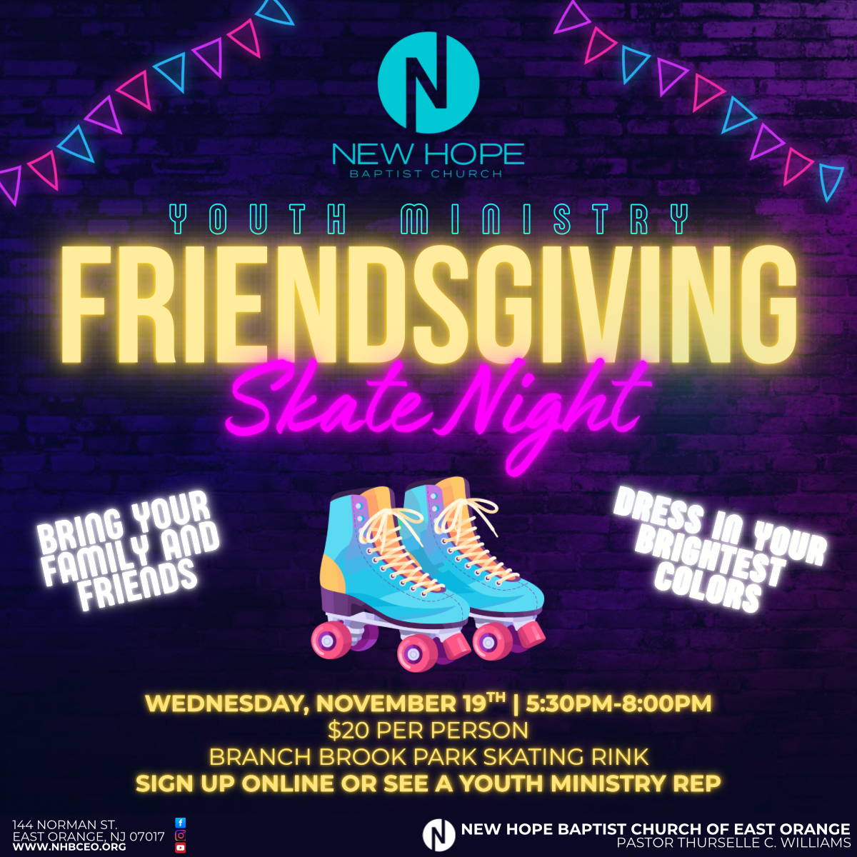 Youth Ministry Friendsgiving Celebration