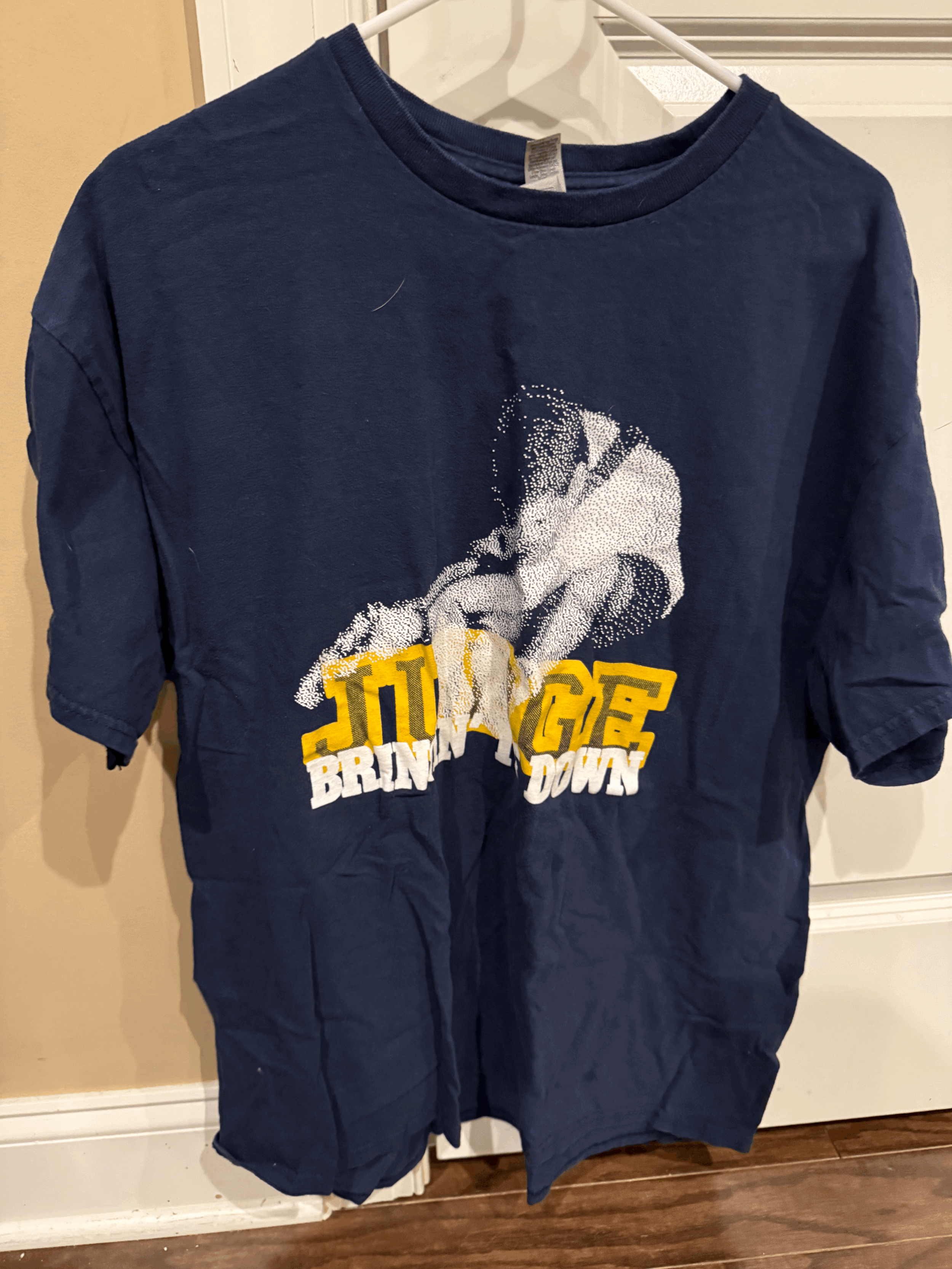 JUDGE "bringing it down" shirt. size XL.