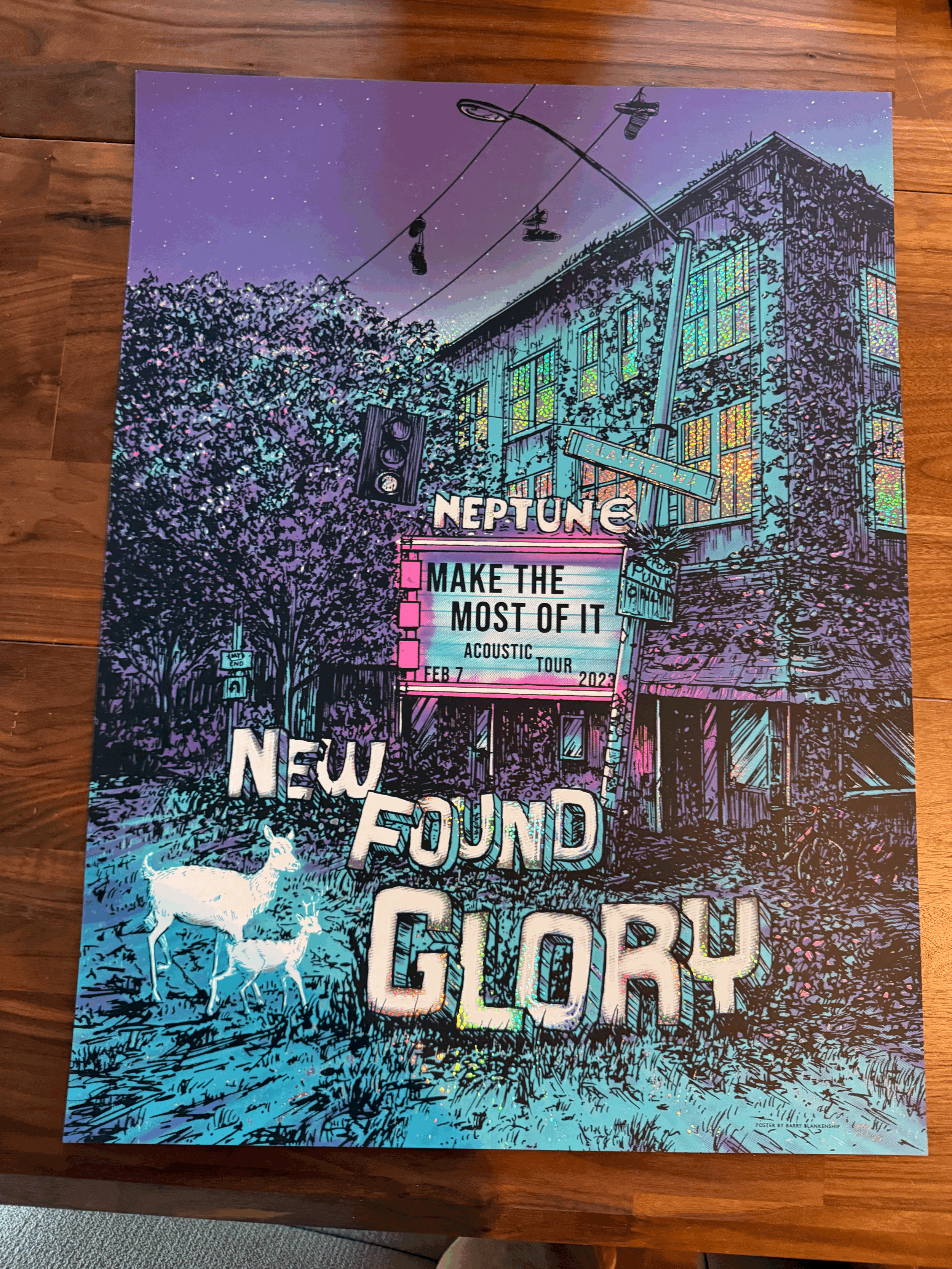 Seattle Acoustic tour Glitter silver version.