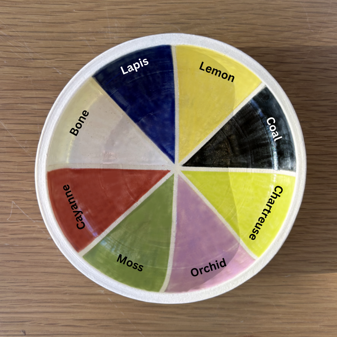 Glaze options on Pure Clay (can also be done on Speckled Clay)