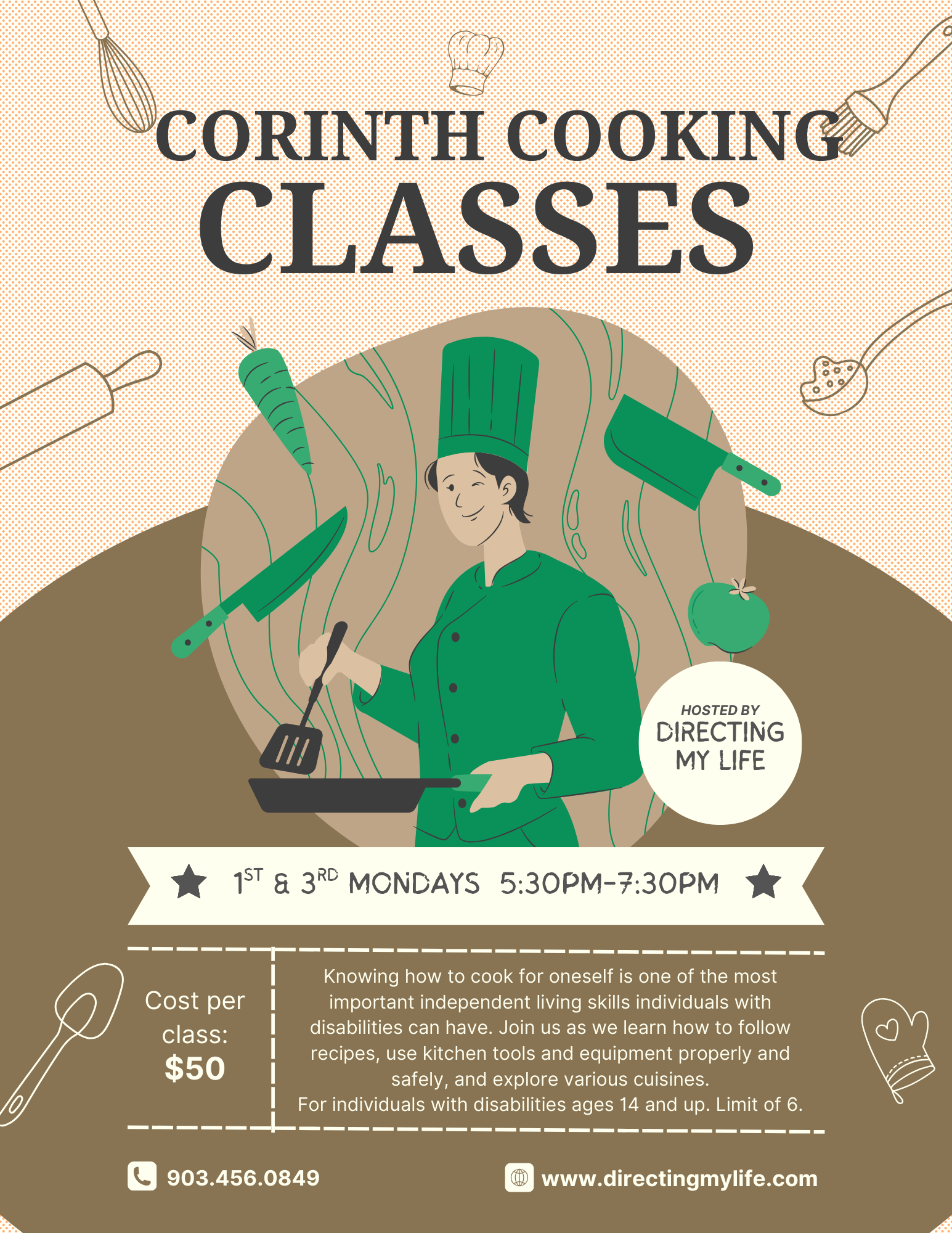 Adaptive Cooking Class - Corinth