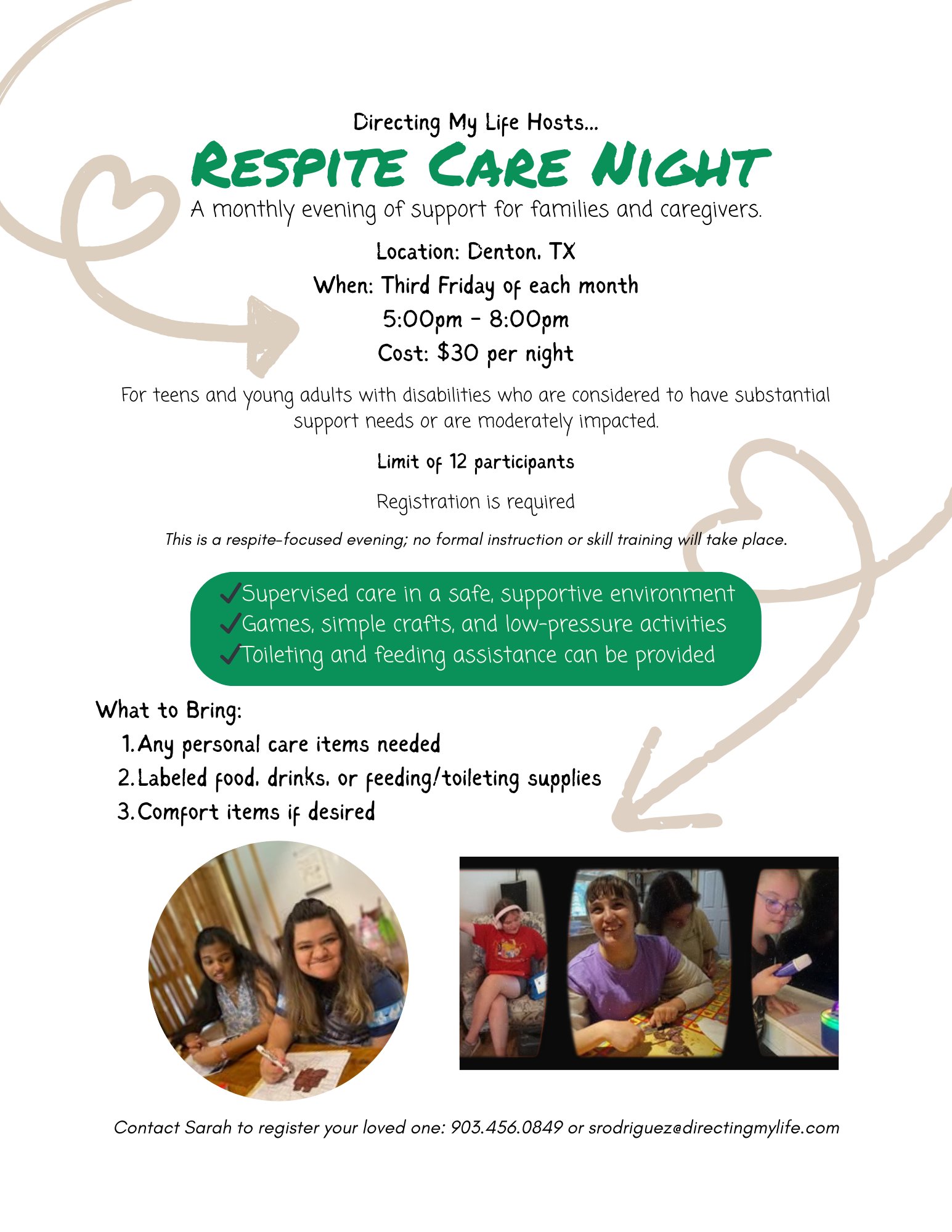 Respite Care Night - Denton