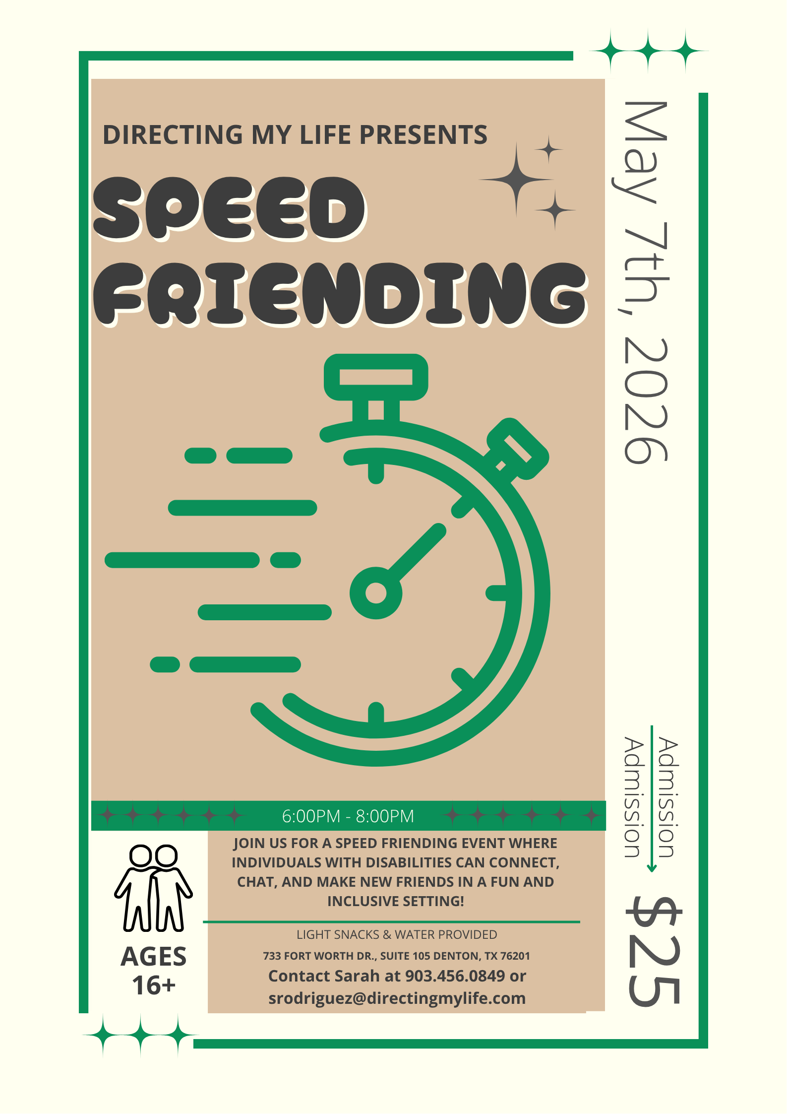 Speed Friending - Denton