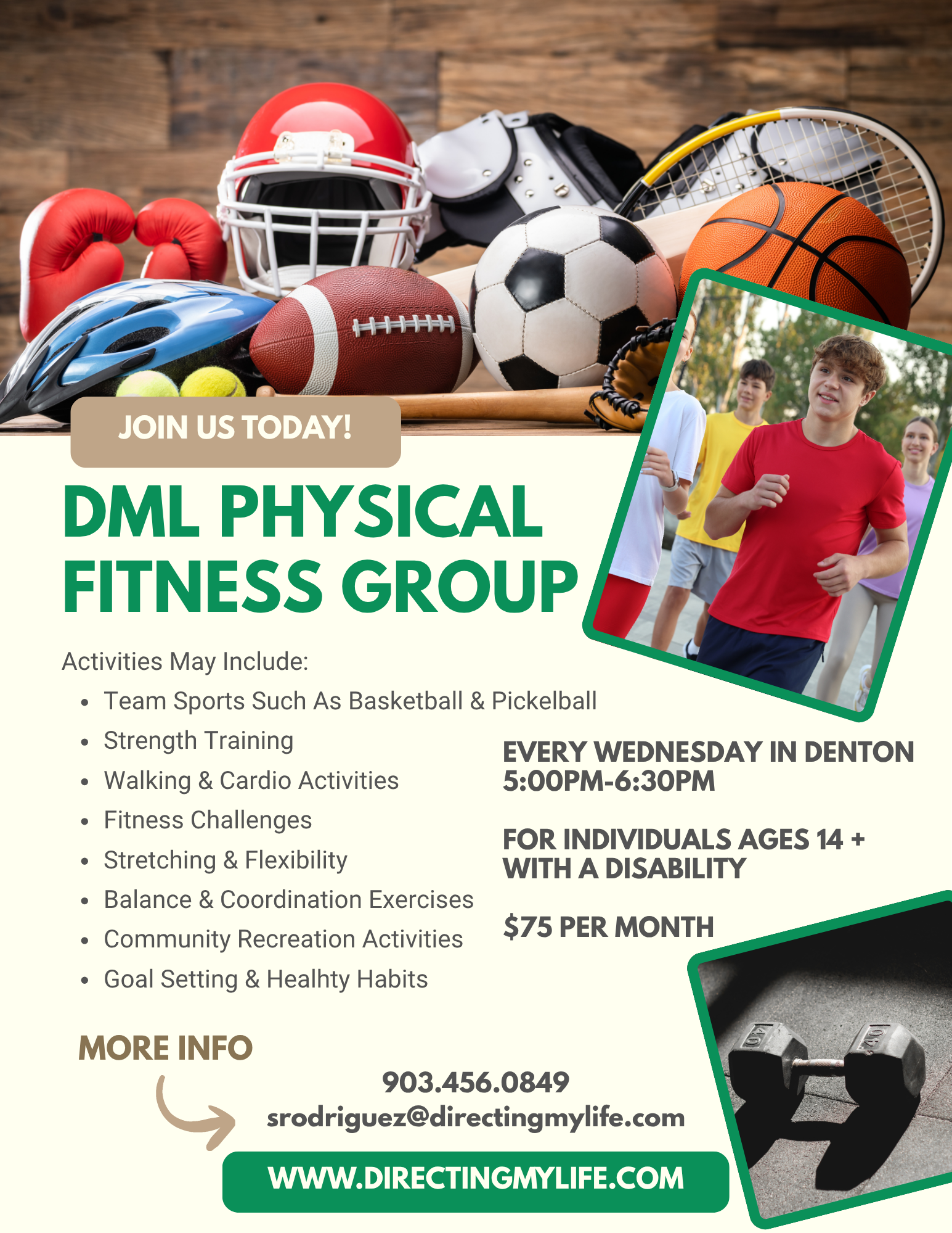 DML Physical Fitness Group 