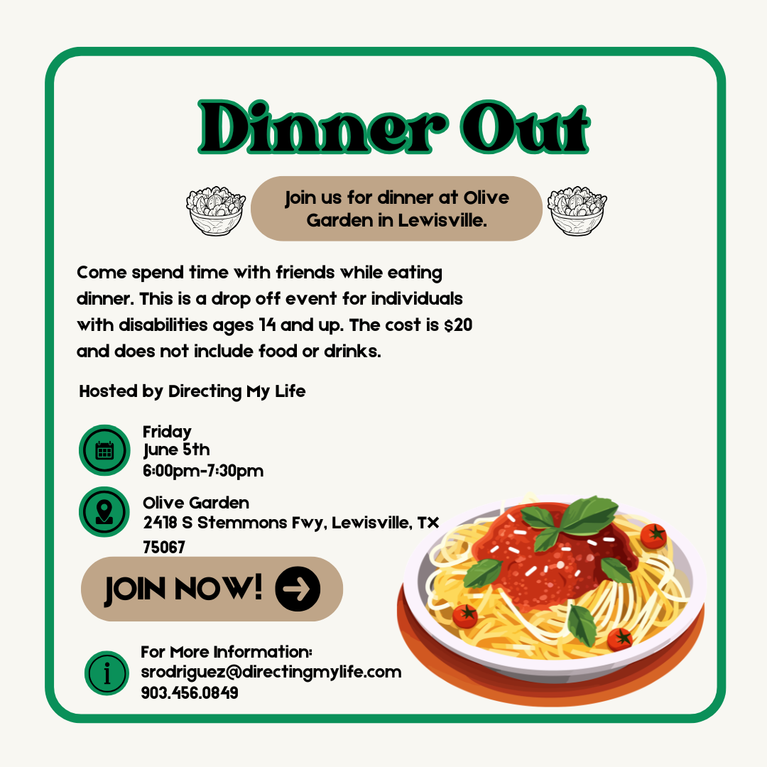 Dinner at Olive Garden in Lewisville