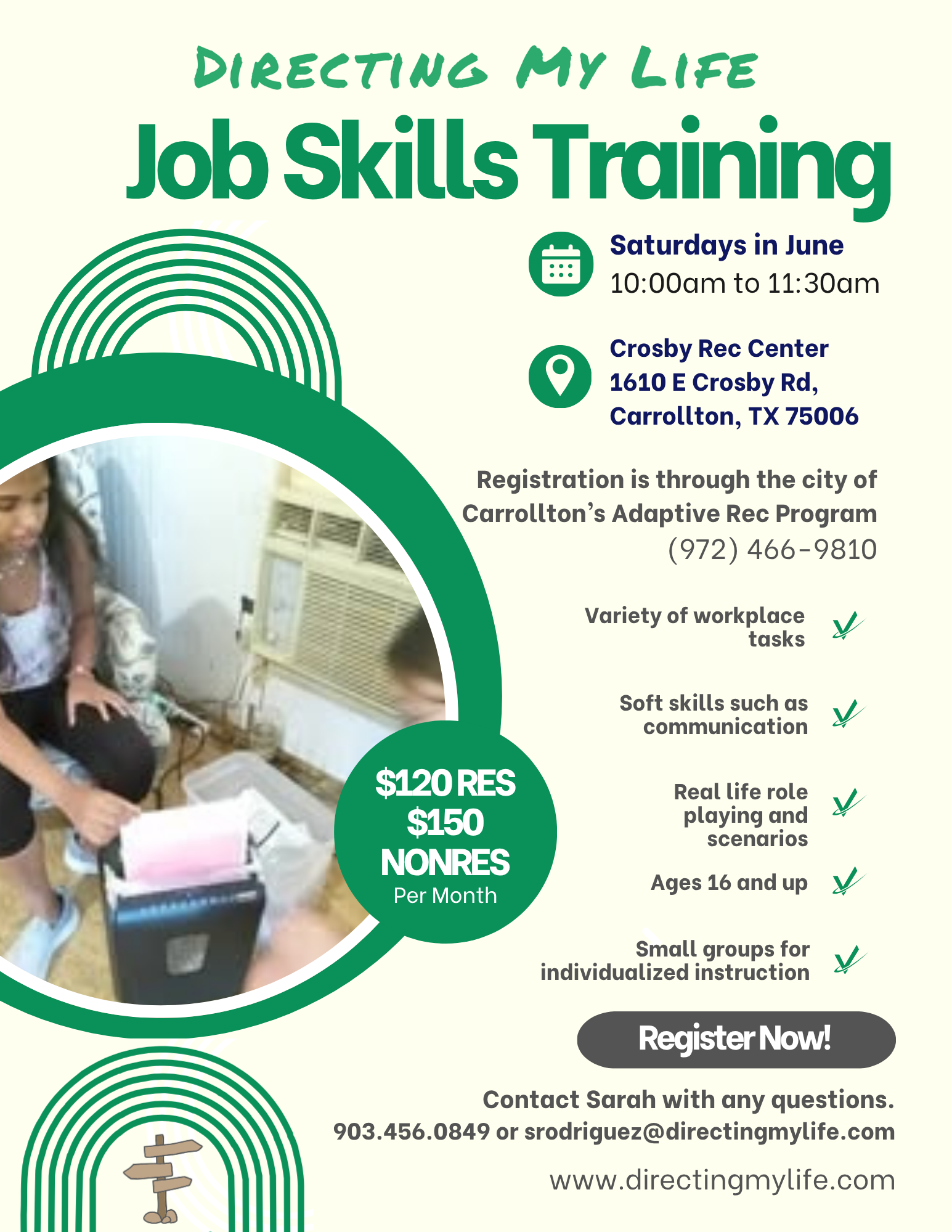 Job Skills Training Class 