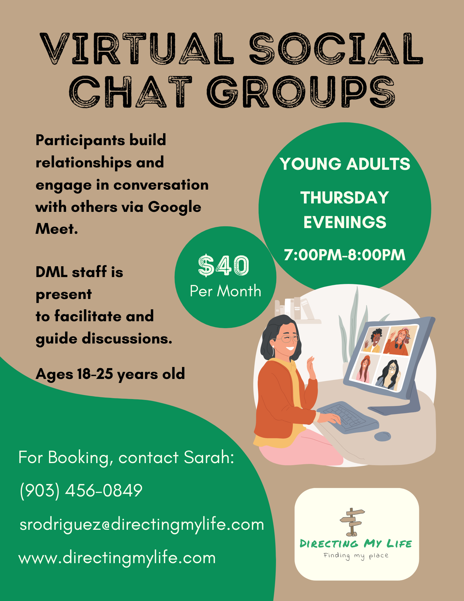Young Adult Virtual Chat Group 