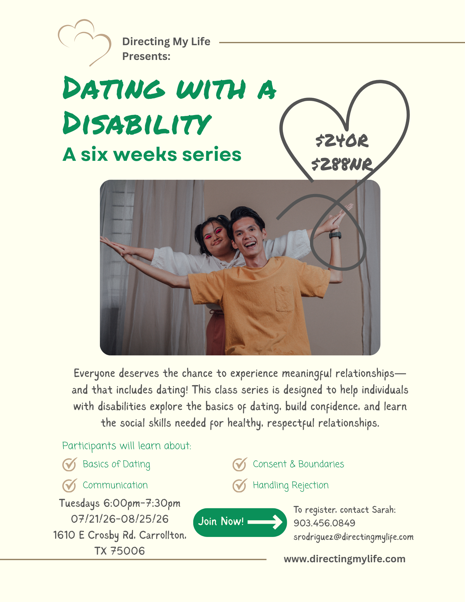 Dating With a Disability - Carrollton 