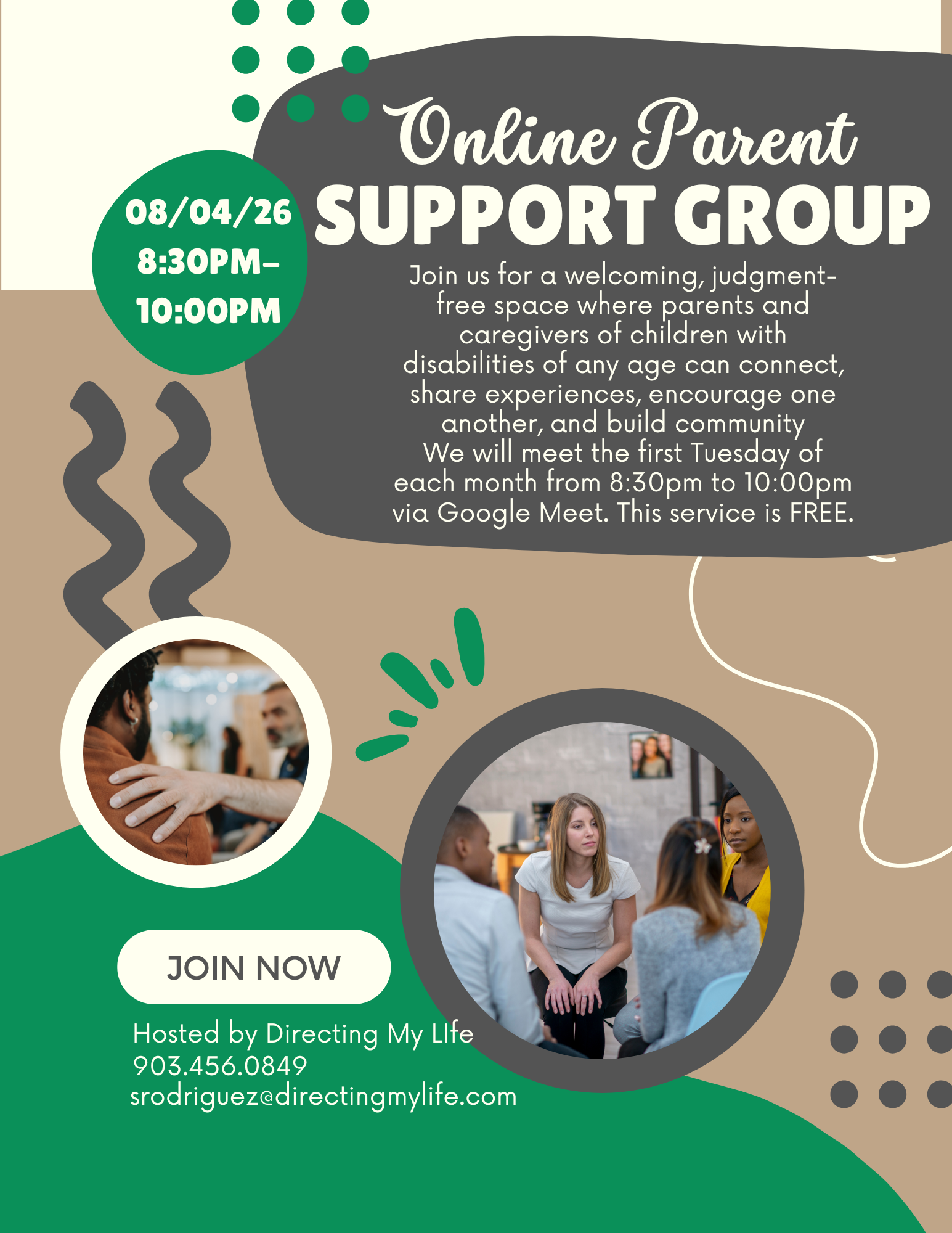 General Parent Support Group - Virtual
