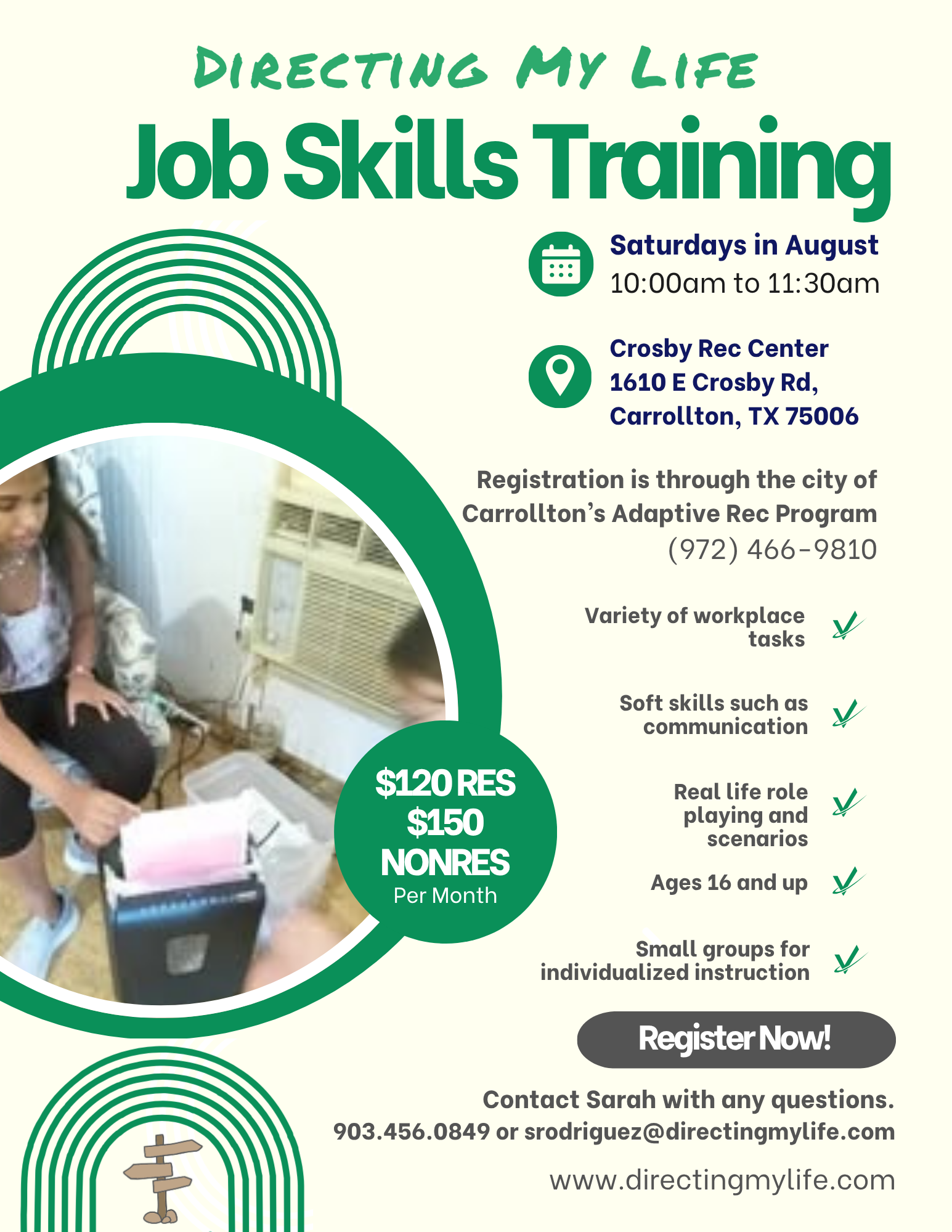 Job Skills Training Class 