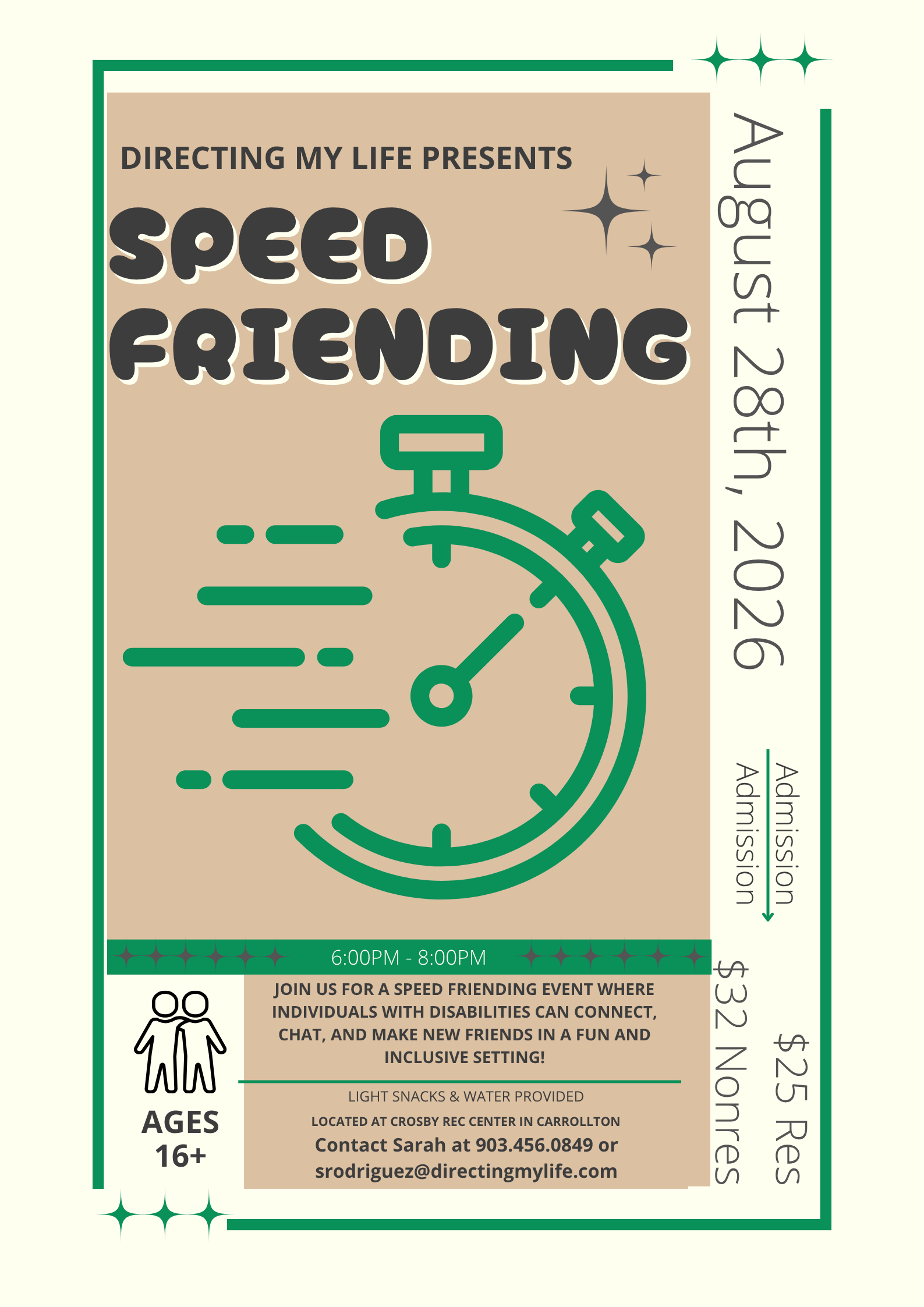 Speed Friending Event - Carrollton