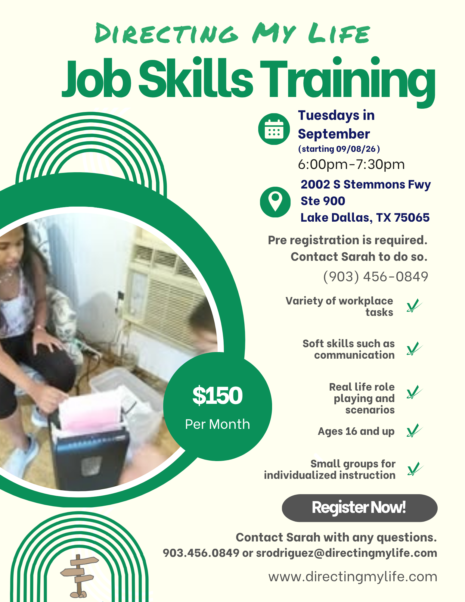 Job Skills Training Class