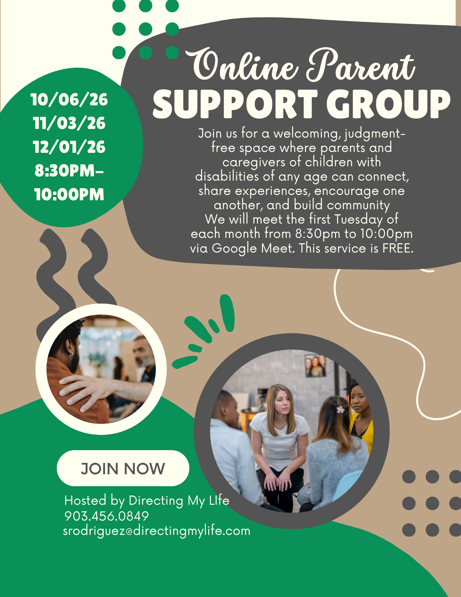 General Parent Support Group - Virtual