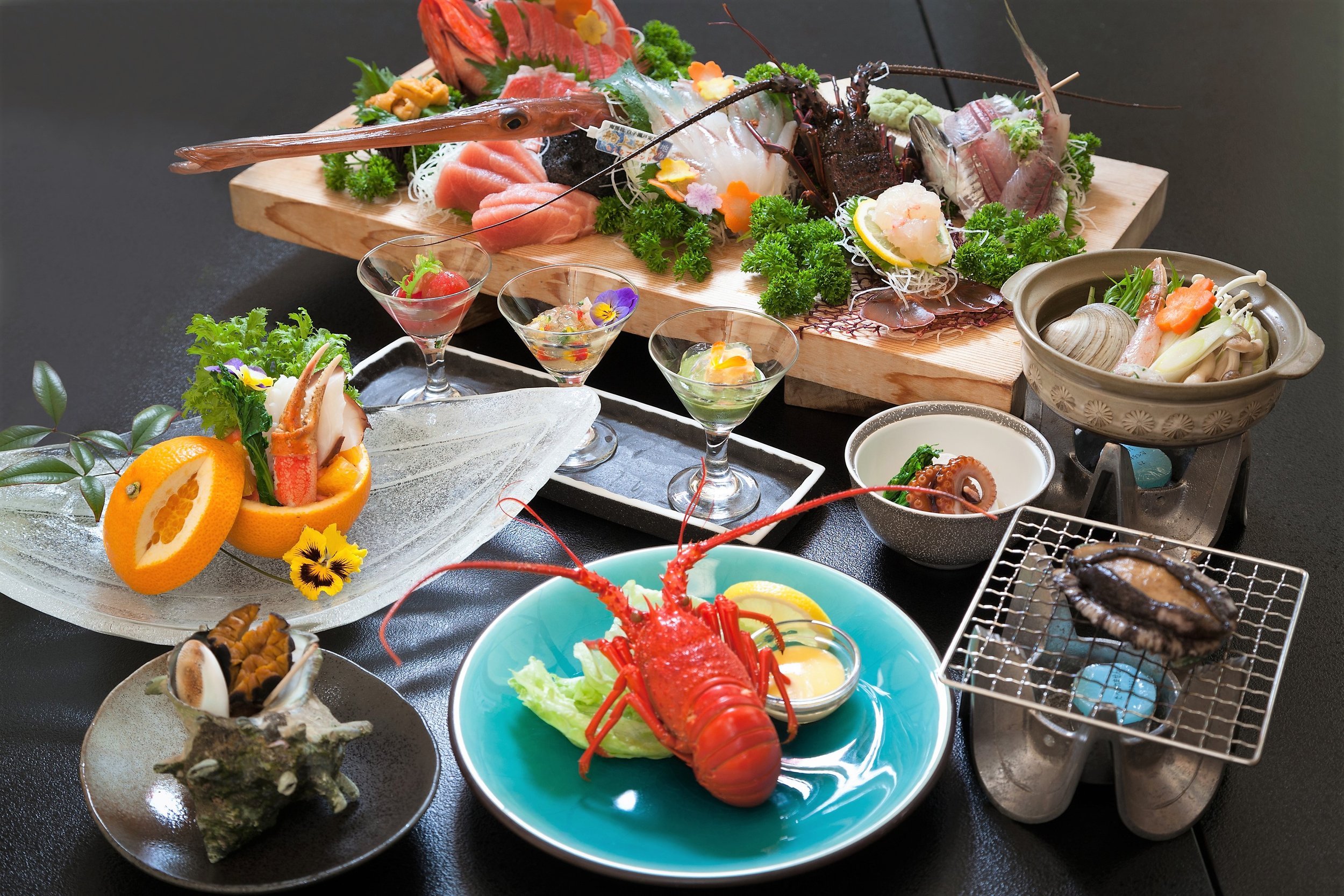 A feast at a Japanese inn.jpg