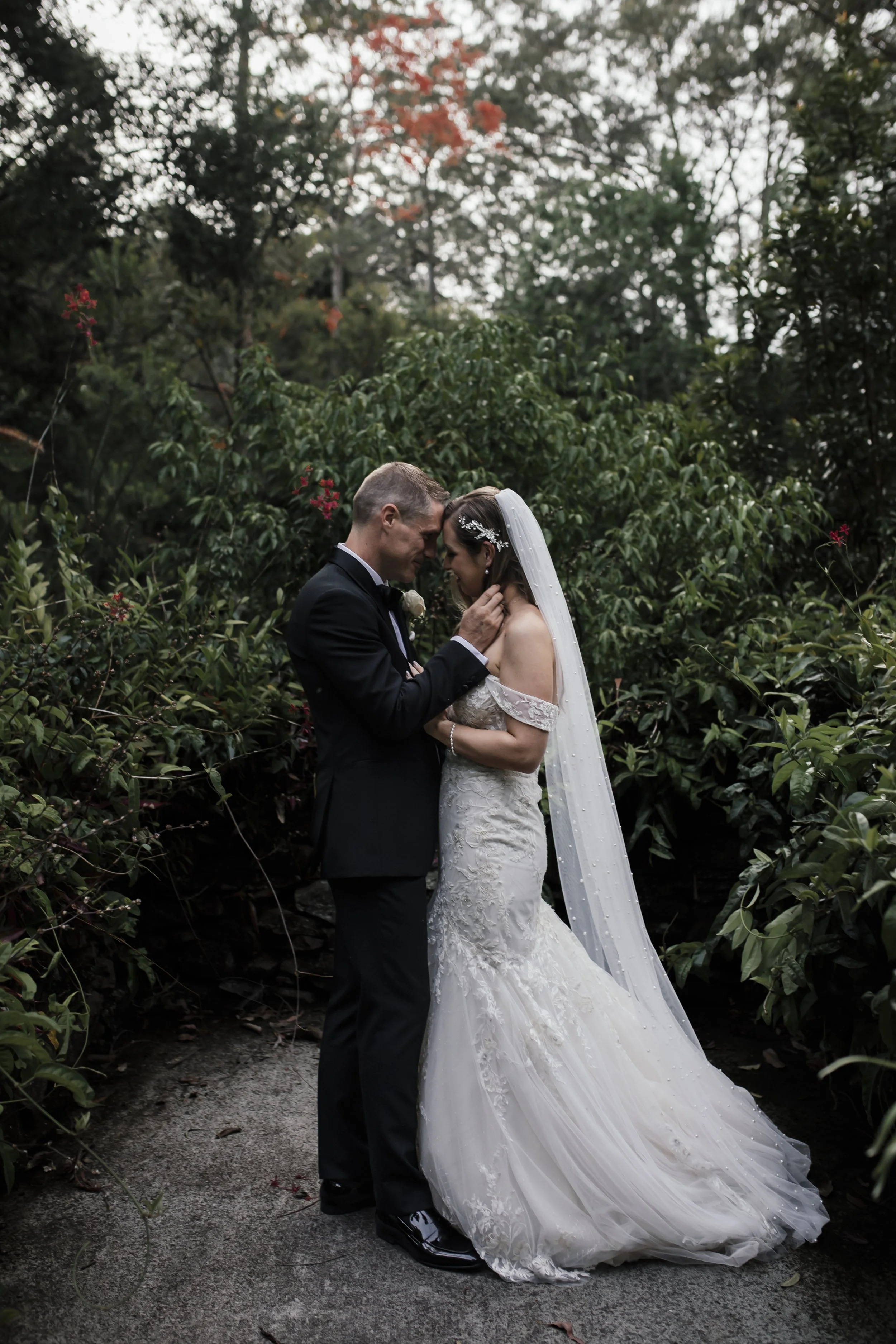Jess & Luke soaking in all the love on their special day in Mt Glorious, and a glorious day is was for the two love birds.