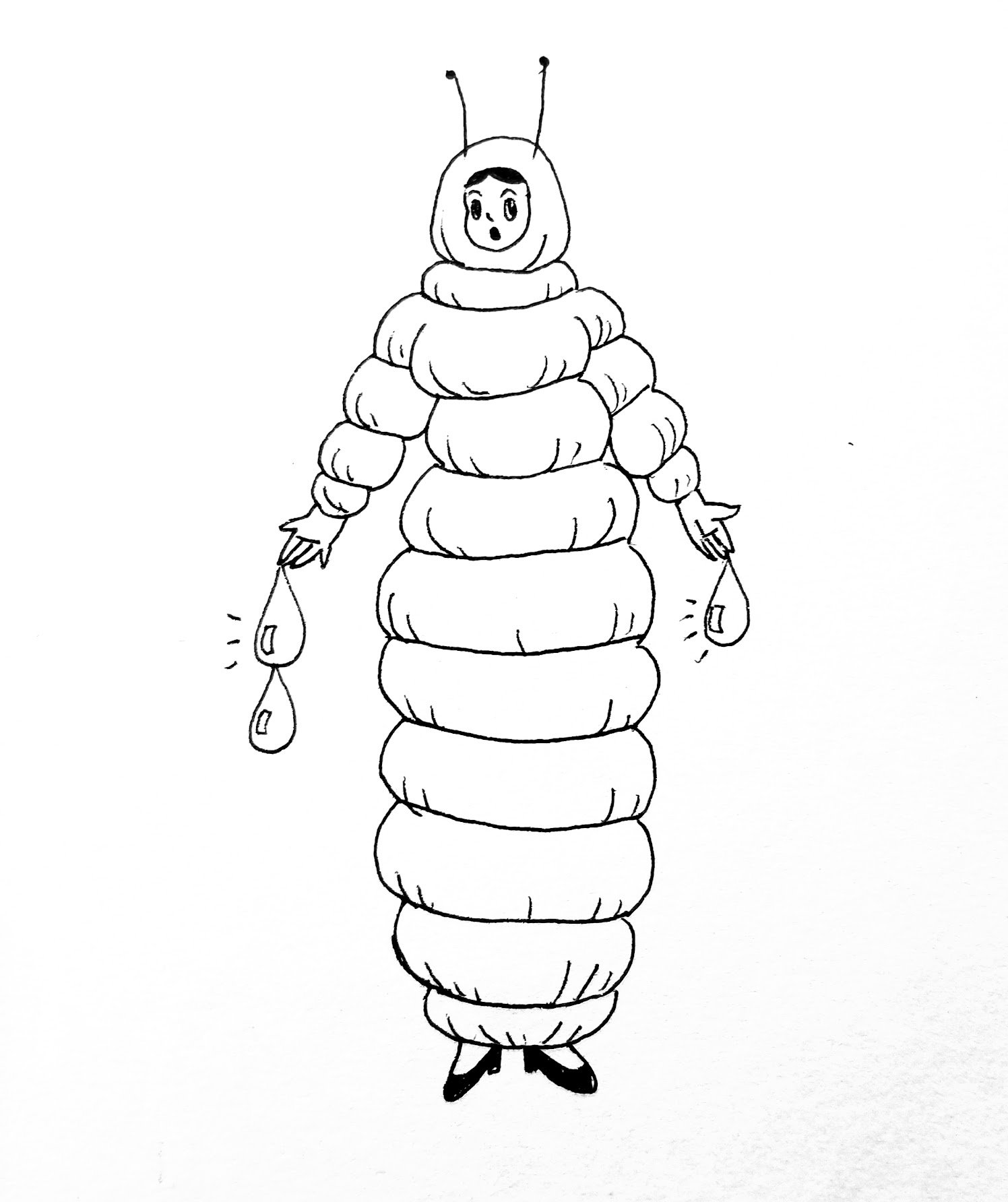 funky little pupating lady