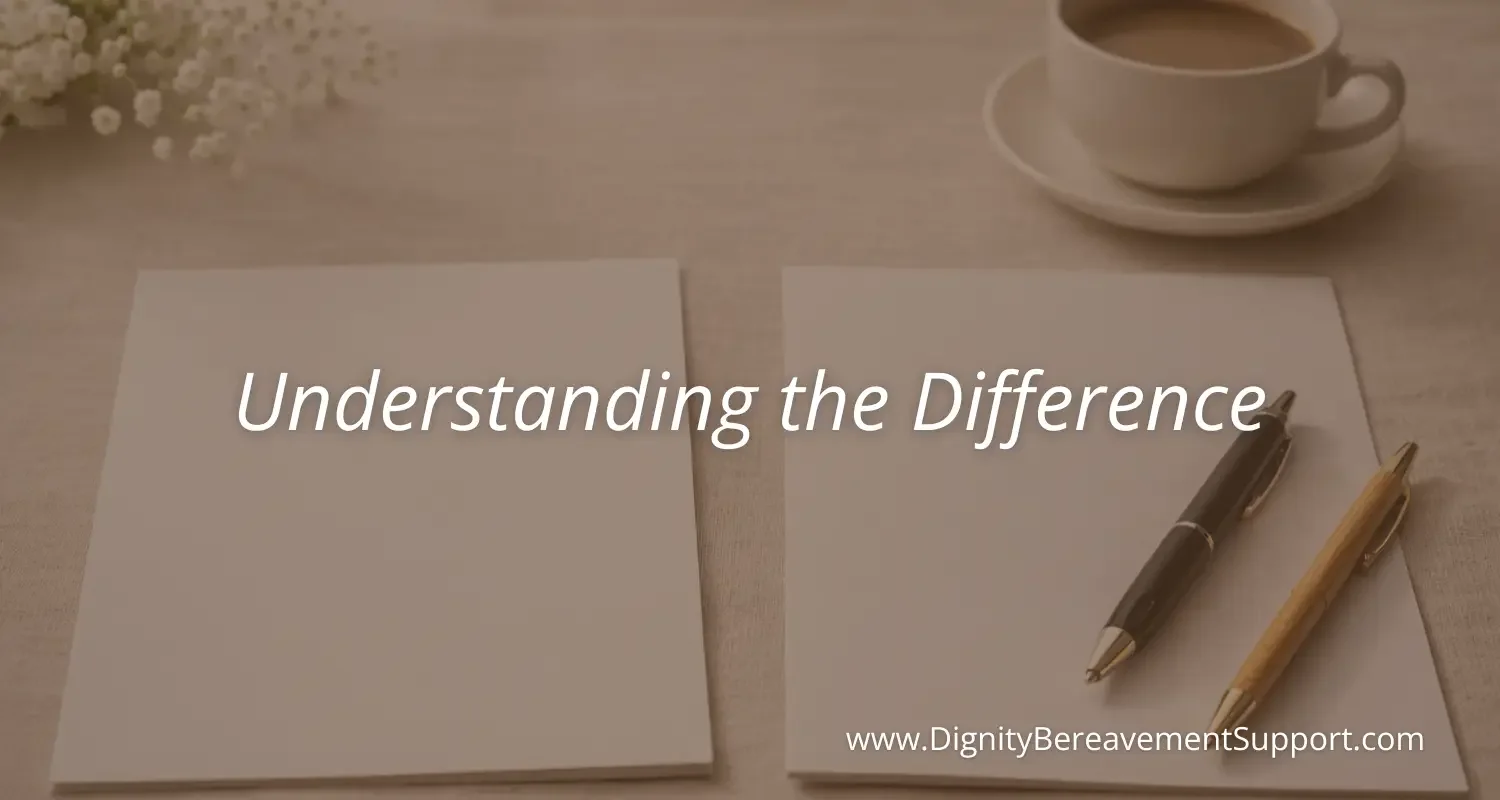 Obituary vs Eulogy: What’s the Difference — and Which Comes First?