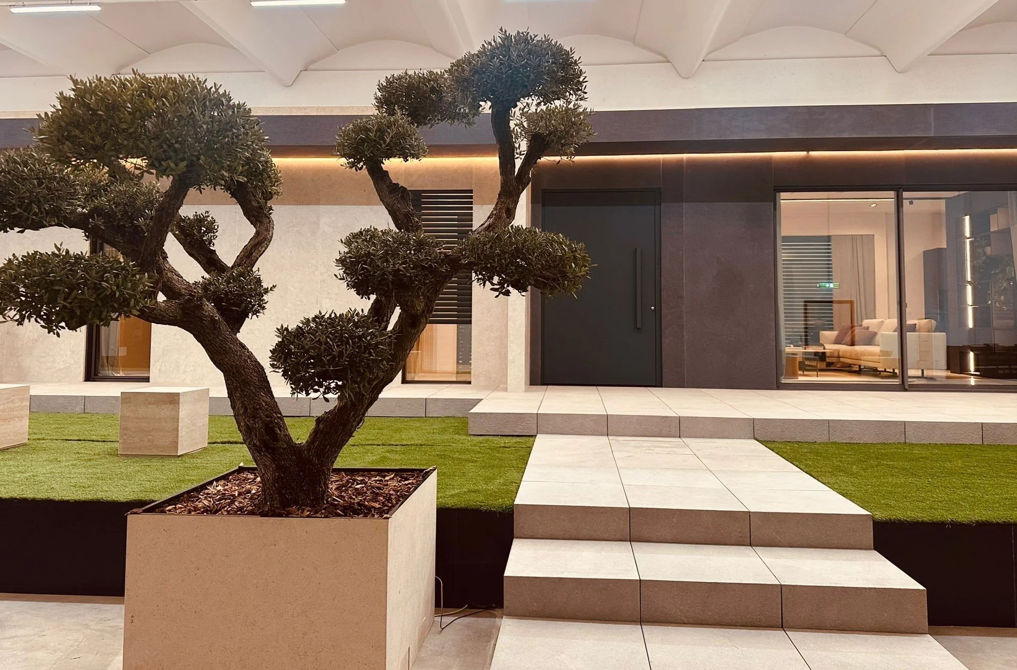 Full-scale mock-up villa manufactured in Italy using robotic factory construction