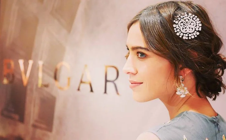 Alexa Chung attends a Bulgari event