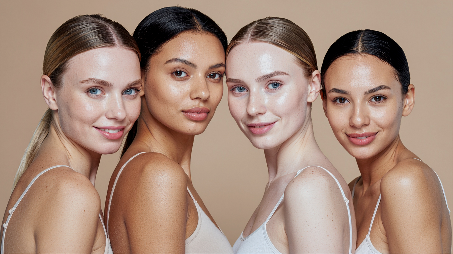 Medical aesthetics patients with healthy skin, GhalMédica Pointe-Claire