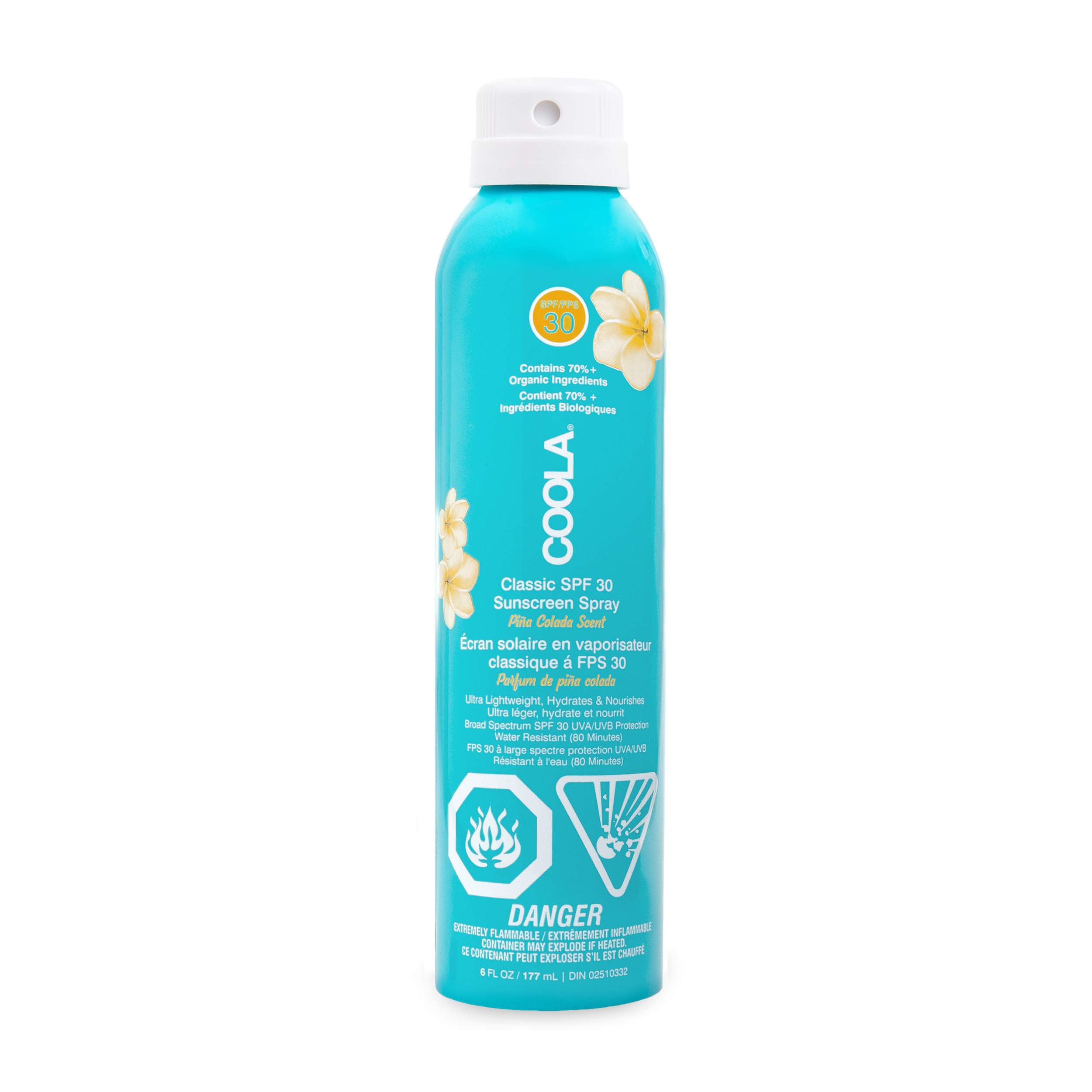 Classic Body SPF 30 Pina Colada Sunscreen Spray (177ml/6oz)