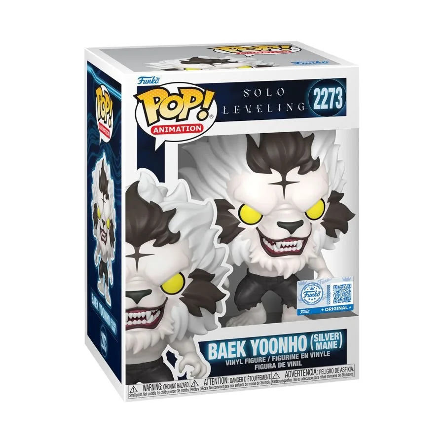 Solo Leveling - Baek Yoonho (Silver Mane) US Exclusive Pop! PRE-ORDER ETA MAR