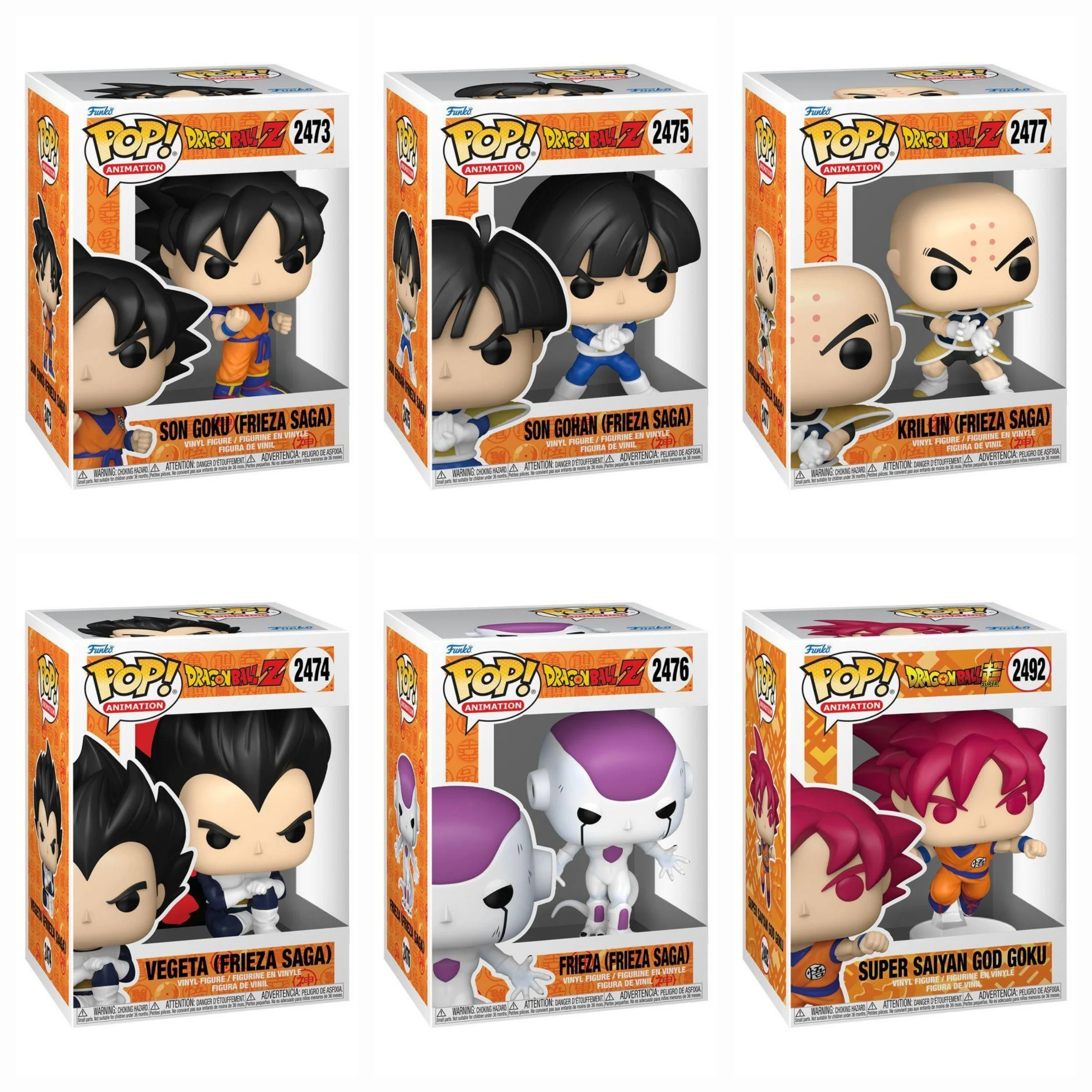 Dragon Ball Z – 6 X Pop! Bundle PRE-ORDER SEPT
