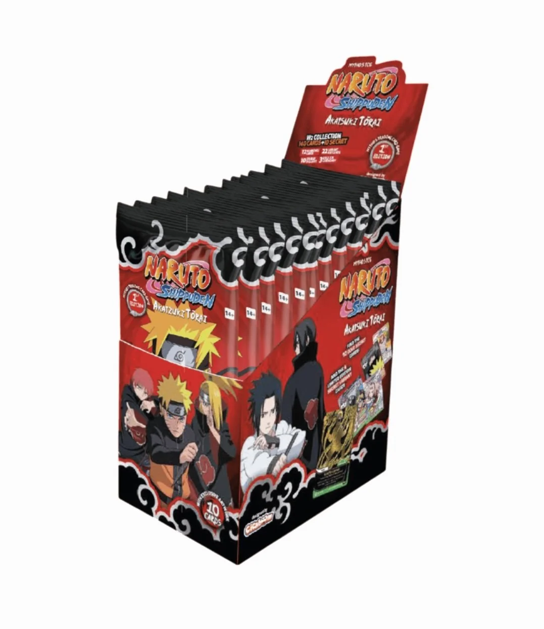 Naruto Mythos TCG – Naruto Shippuden Akatsuki (1st Edition) Booster (Display of 24) PRE-ORDER ETA MAR 2027