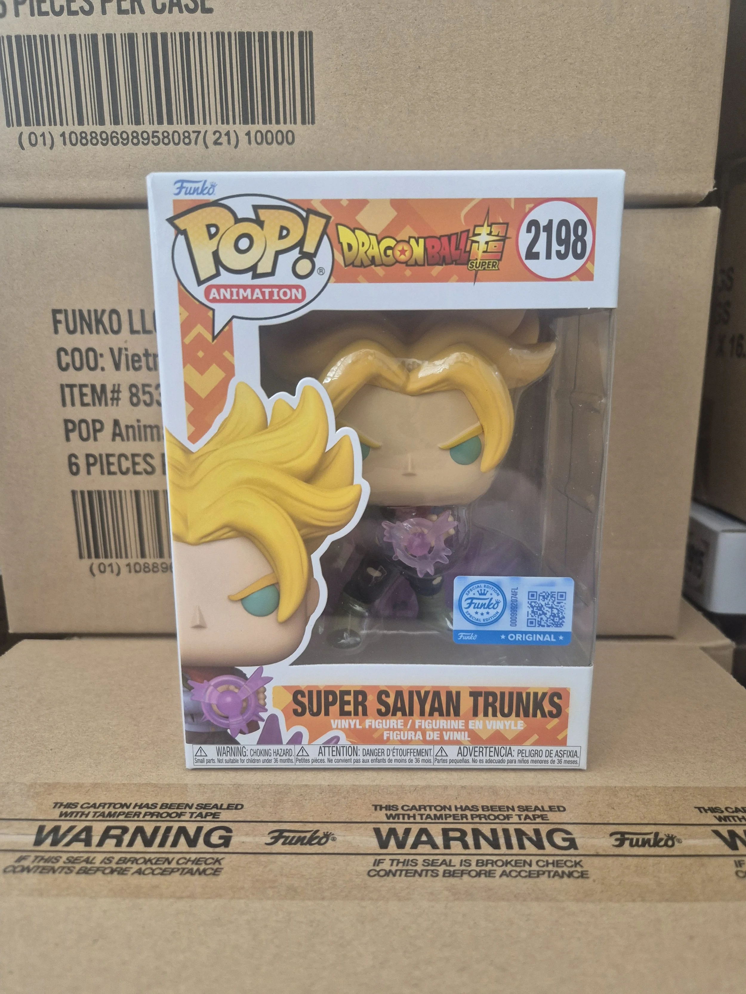 Dragon Ball Super - Super Saiyan Trunks US Exclusive Pop!