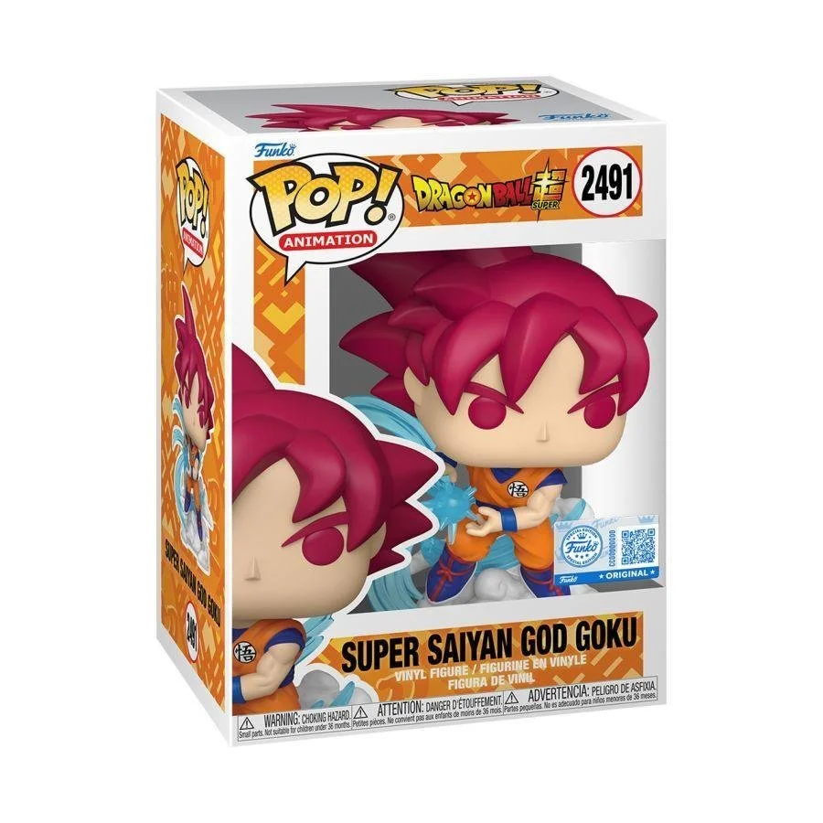 Funko Dragon Ball: Super – Super Saiyan God Goku Exclusive Pop! PRE-ORDER SEPT
