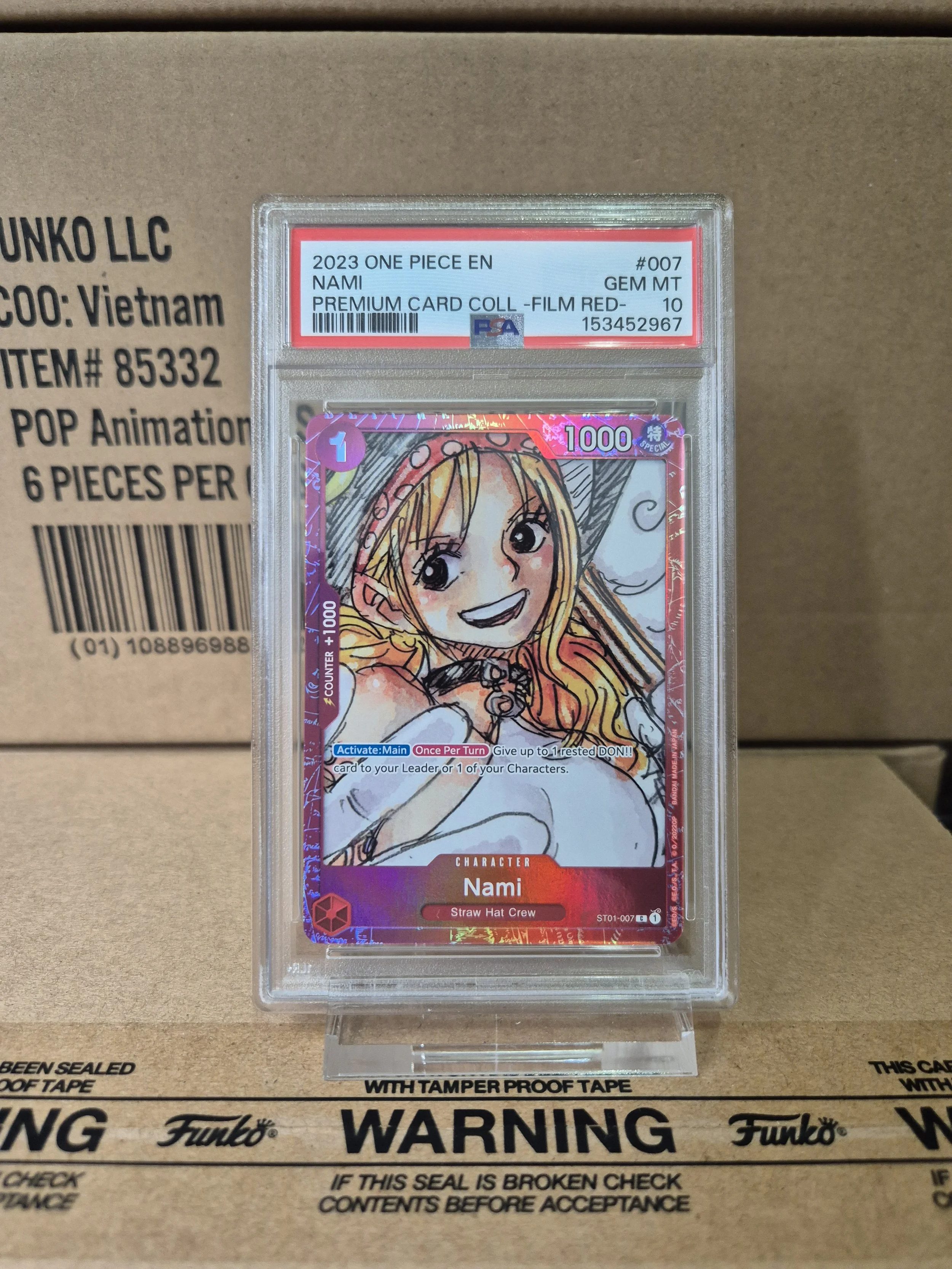 2023 ONE PIECE PREMIUM CARD COLLECTION - ONE PIECE FILM RED - #007 NAMI