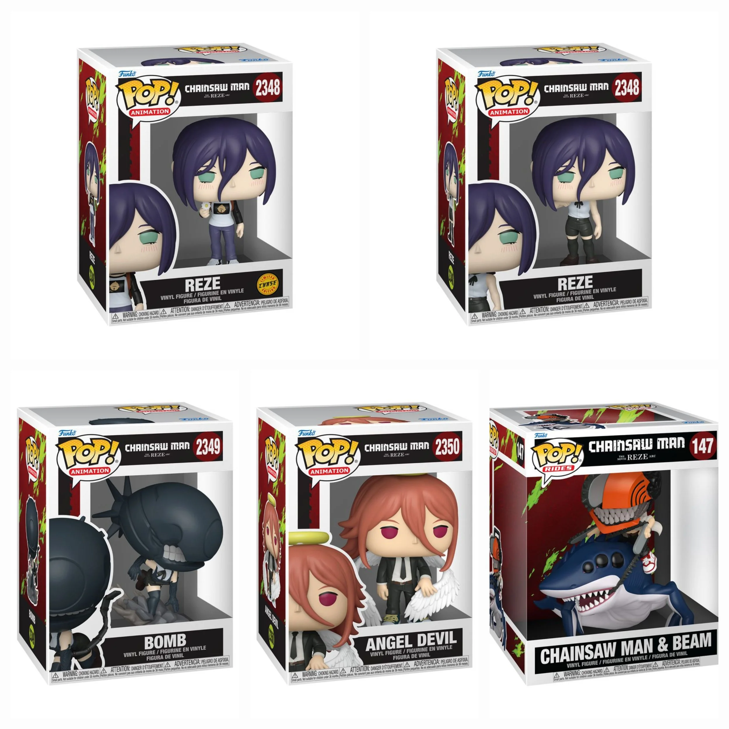 Chainsaw Man: Reze Arc (2025) 5 x Pop Bundle PRE-ORDER ETA JUN