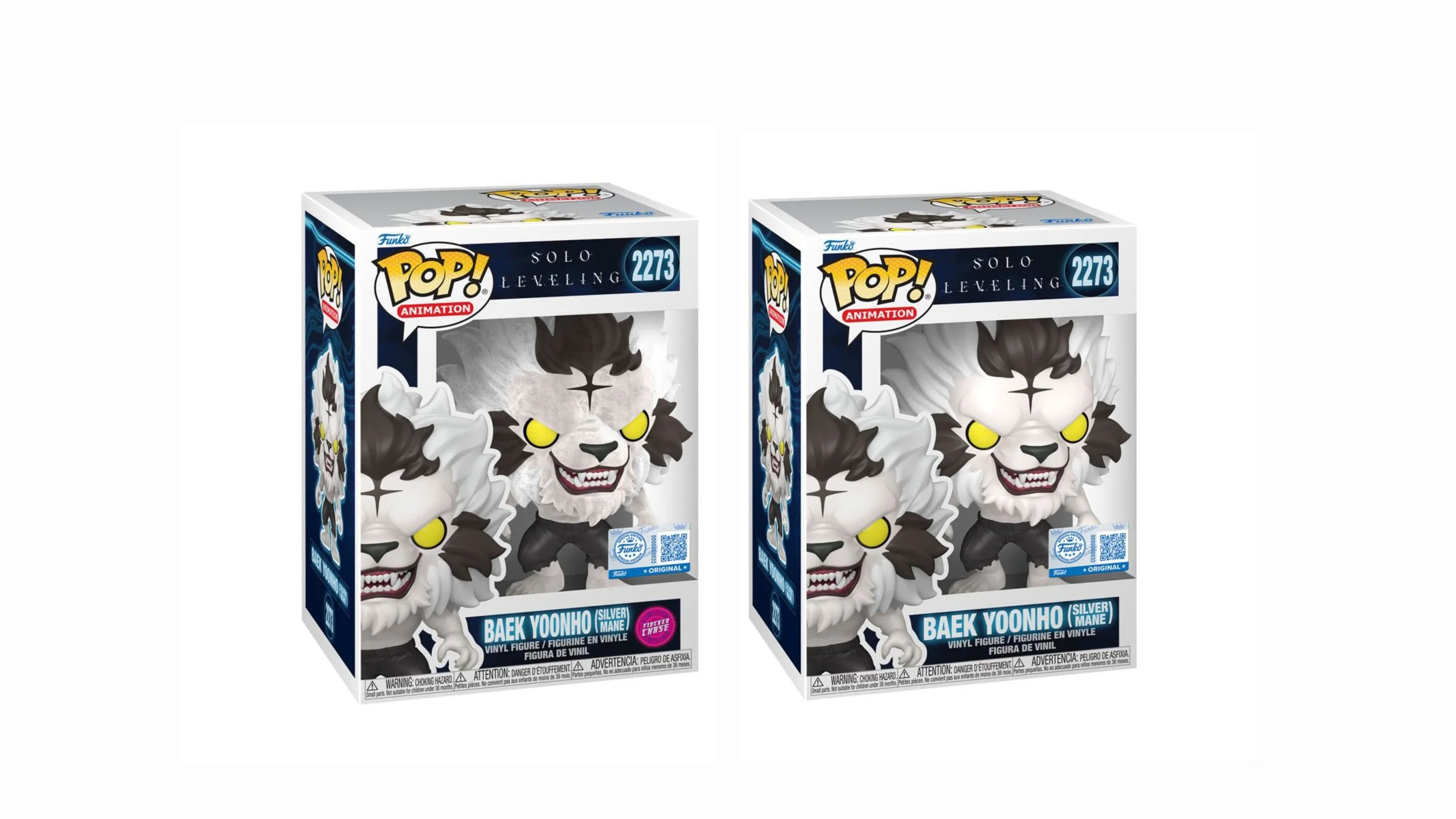 Solo Leveling - Baek Yoonho (Silver Mane)  Chase Bundle Pop! PRE-ORDER ETA MAR