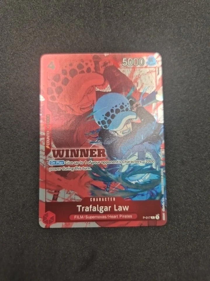Trafalgar Law Winner Pack Vol. 7  One Piece Promotion Cards P-017 NM