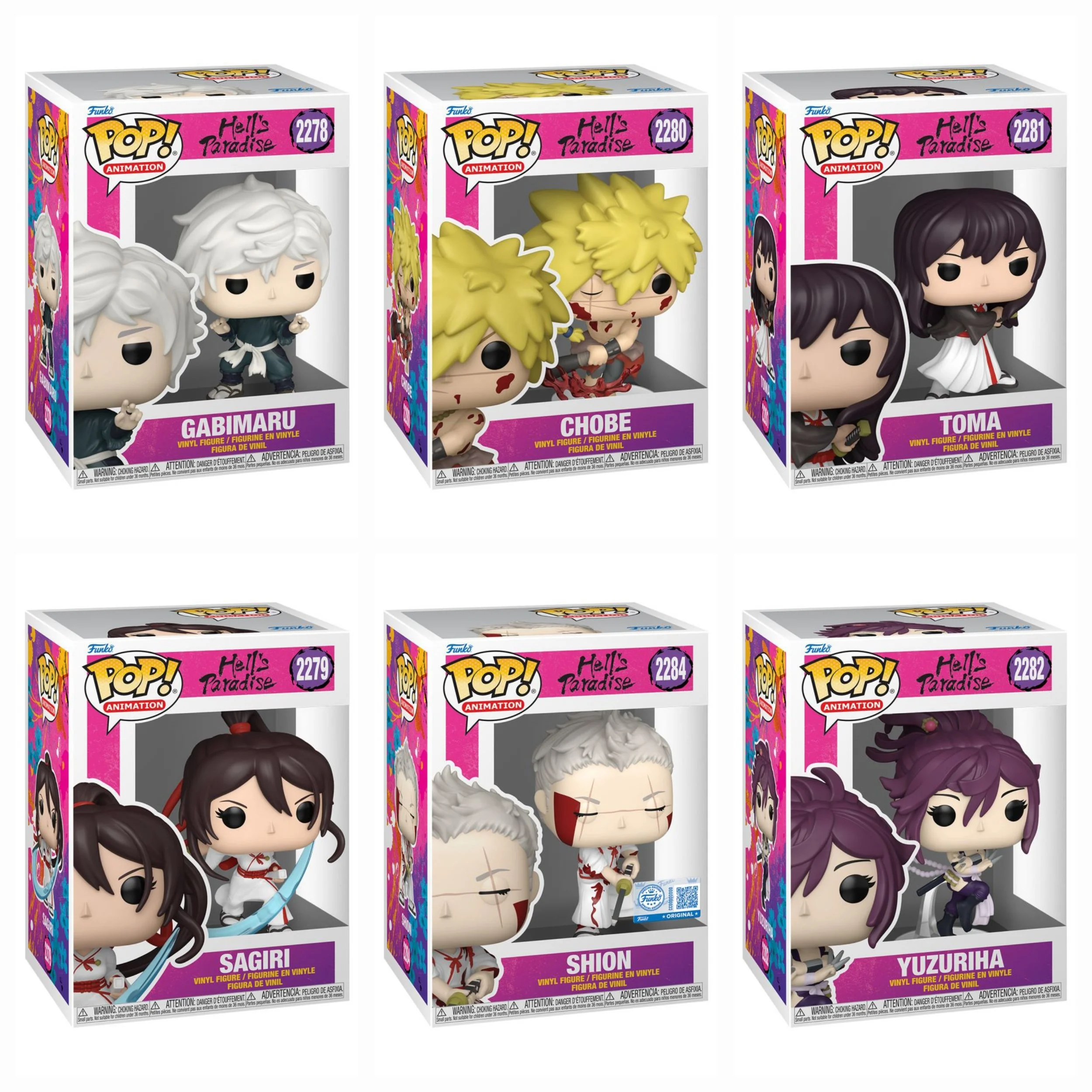 Hell's Paradise - 6 X Pop! Bundle PRE-ORDER ETA APR